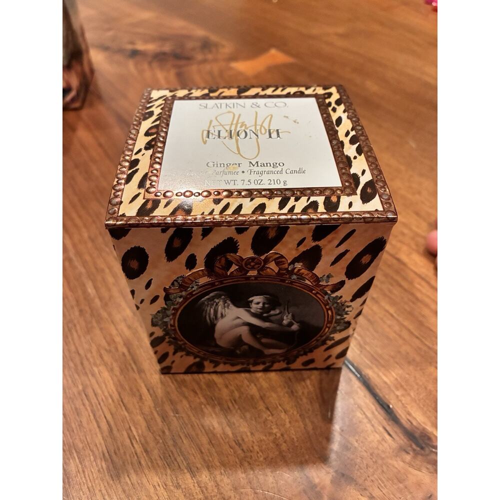 Vintage Rare Elton John Slatkin & Co Candle‎ New In Box 7.5 Oz